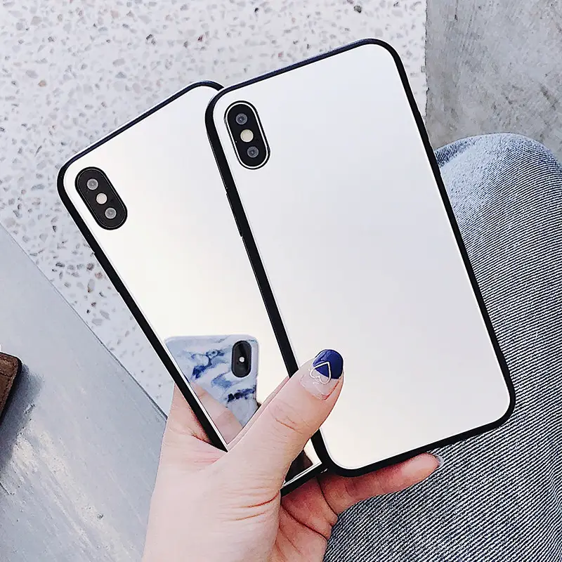 Silver Mirror Glass iPhone 16E15 Anti-Drop Case - Image 22