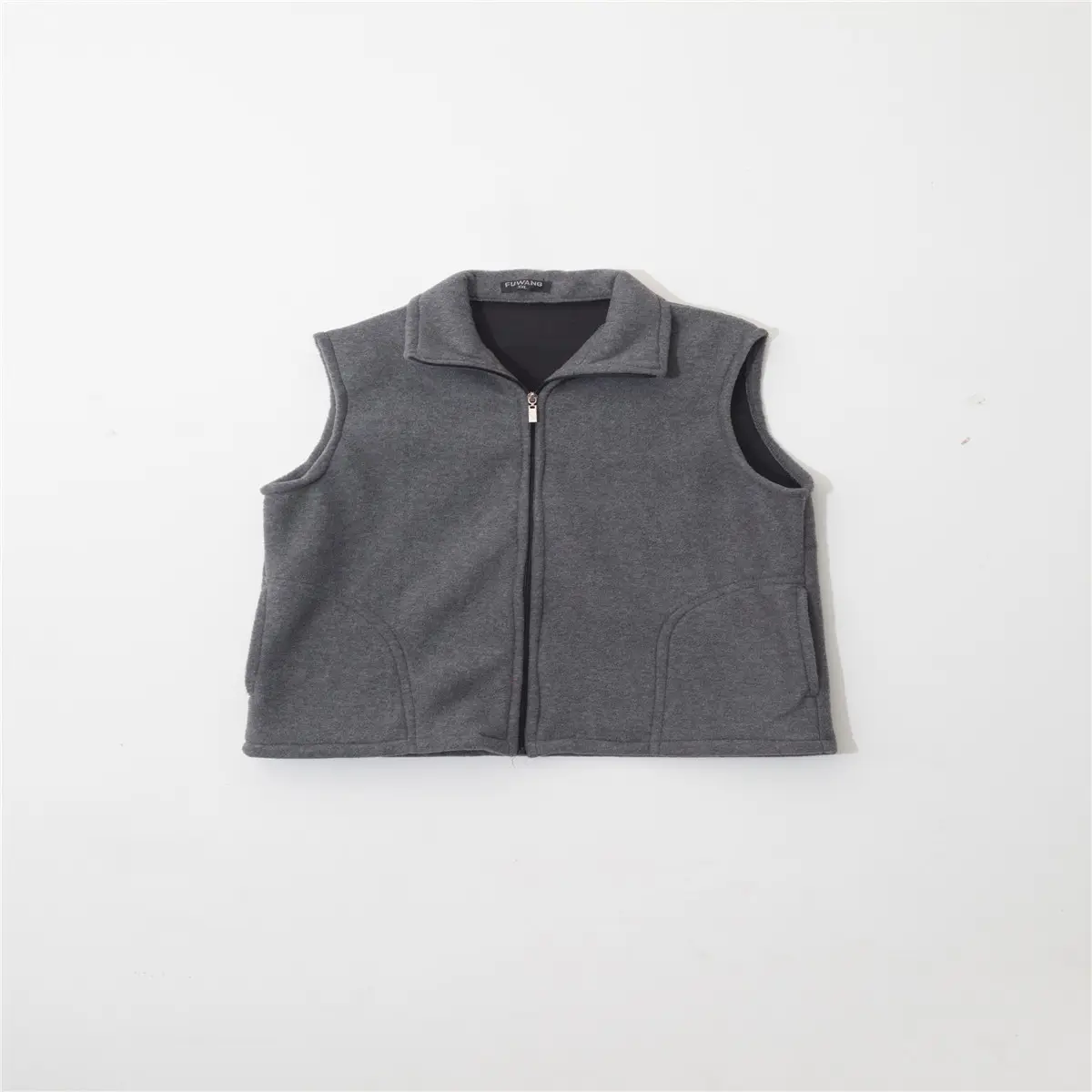 Red Fleece Vest for Women Winter Warm Cozy Top - Image 4