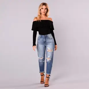 Ultra-Short Hot Pants for Women Blue Denim High Waist — feature 14
