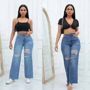 Ultra-Short Hot Pants for Women Blue Denim High Waist — feature 15