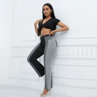 Ultra-Short Hot Pants for Women Blue Denim High Waist — feature 21