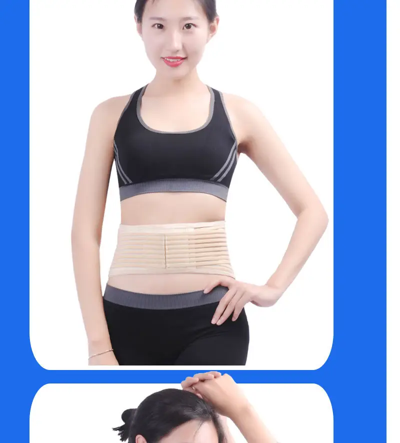 Sports Warm Waist Belt Black Mesh Support Belt — feature 10