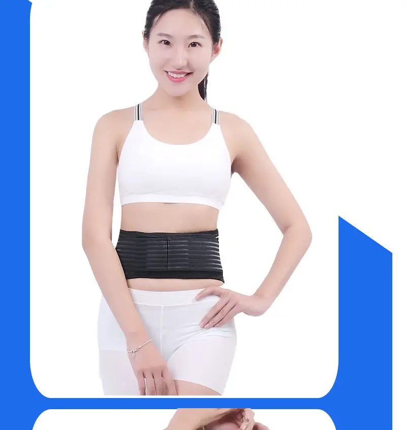 Sports Warm Waist Belt Black Mesh Support Belt — feature 8