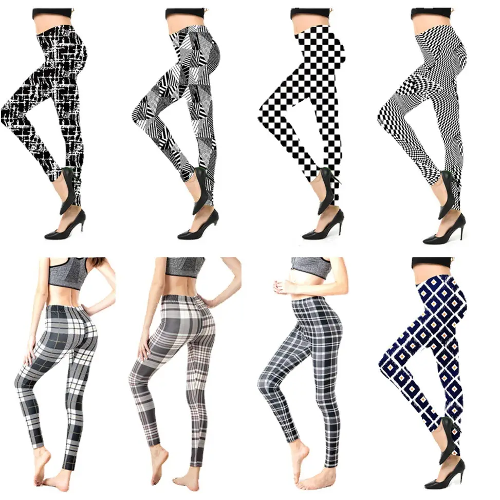 Women Striped Yoga Pants High Waist Slim Fit - Image 24