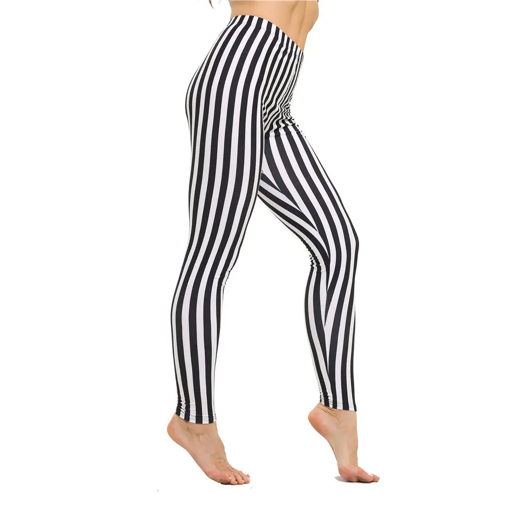 Women Striped Yoga Pants High Waist Slim Fit - Image 14