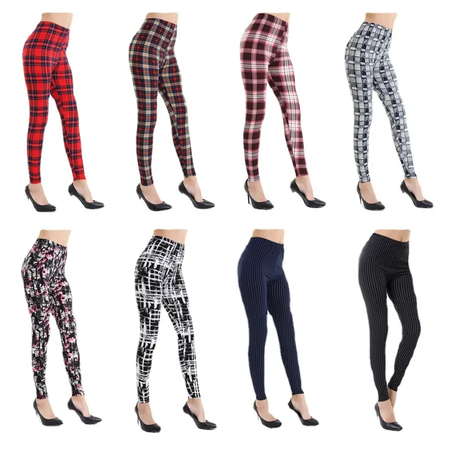 Women Striped Yoga Pants High Waist Slim Fit - Image 26
