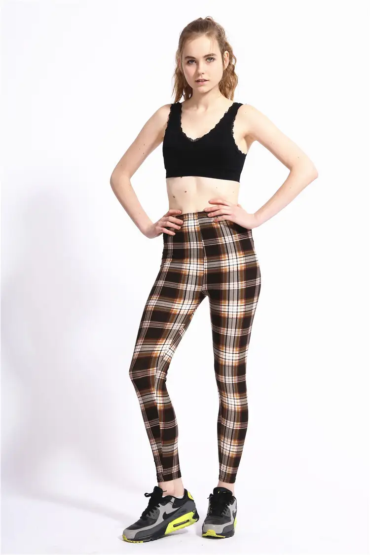 Women Striped Yoga Pants High Waist Slim Fit — feature 12