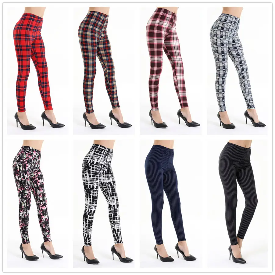 Women Striped Yoga Pants High Waist Slim Fit — feature 2