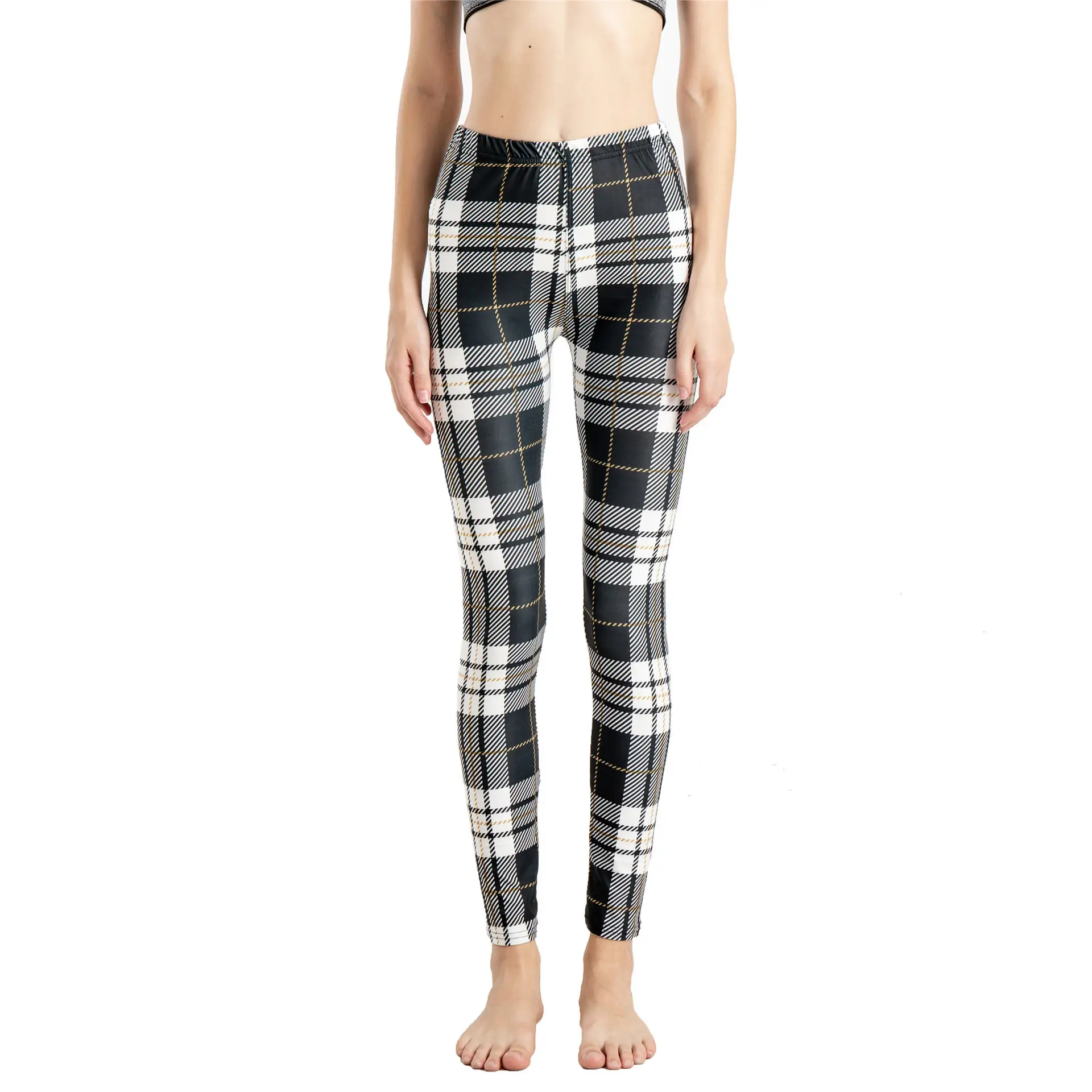 Women Striped Yoga Pants High Waist Slim Fit - Image 21