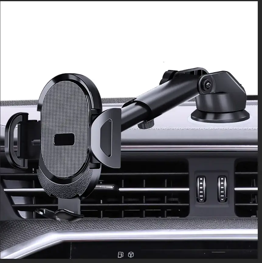 Car Phone Holder with Telescopic Suction Cup and Air Outlet - Image 12