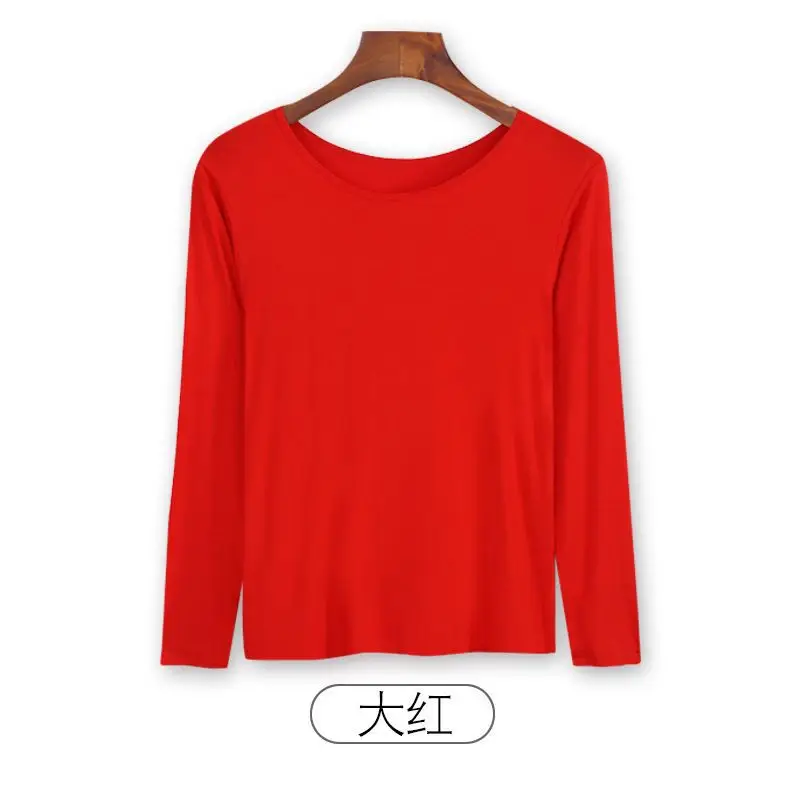 Women's White Long Sleeve T-Shirt Large - Image 19