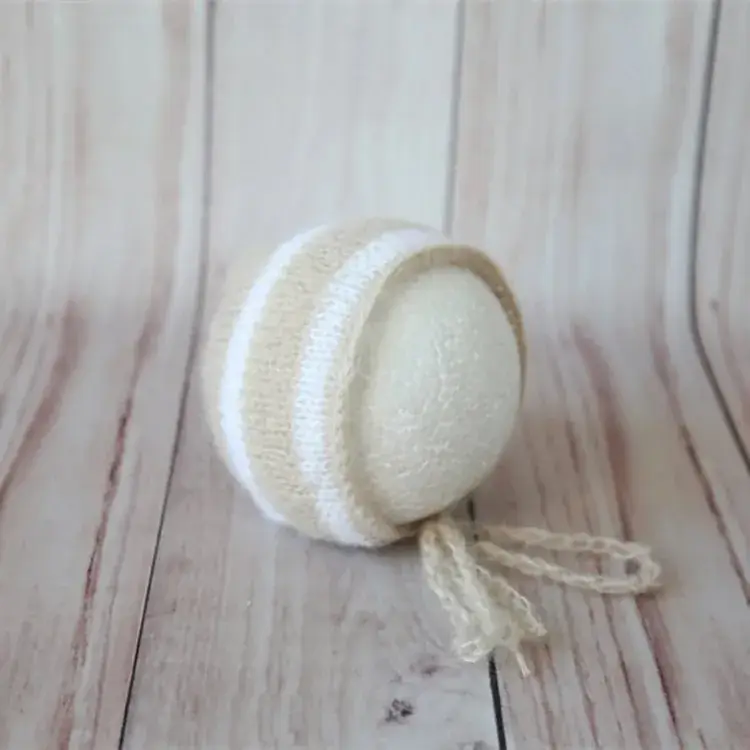 Red Embroidered Baby Head Hat for Photography Props