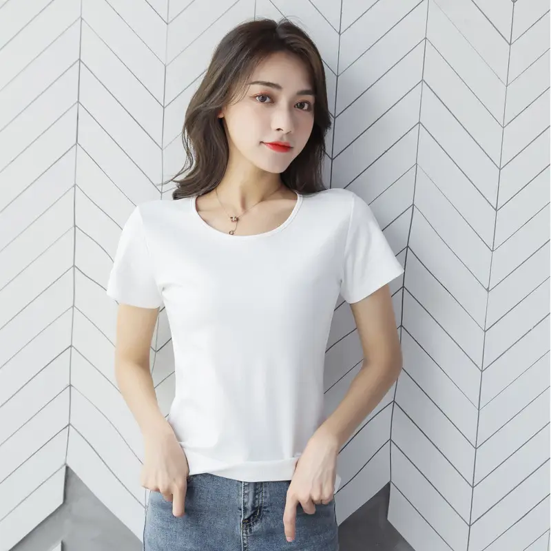 Women Grey Short Sleeve T-Shirt Summer 2025 - Image 2