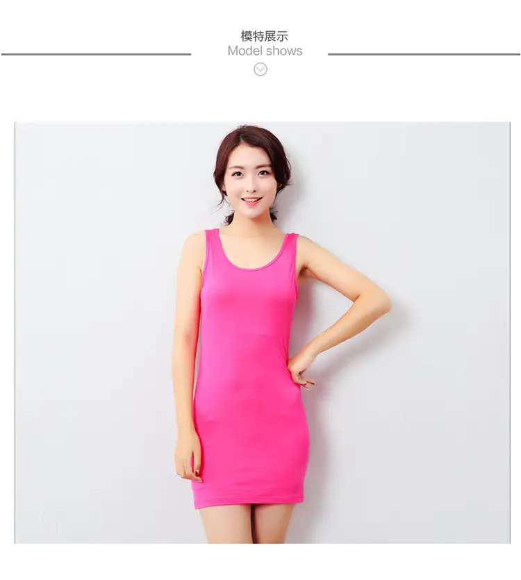 Black Slim Fit Modal Camisole Mid-Length Women — feature 6