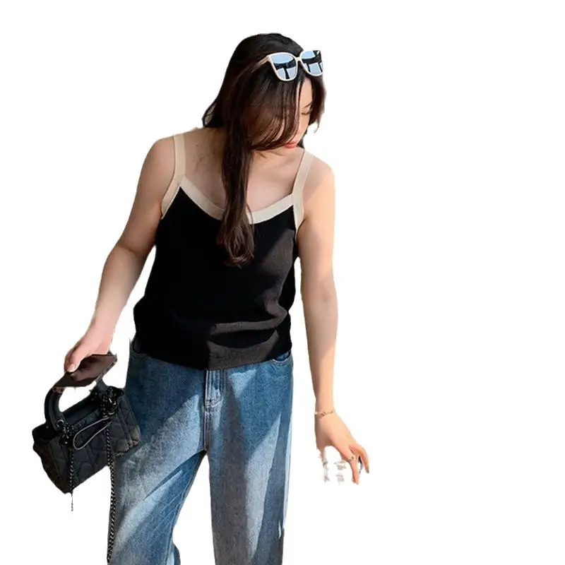 Women's Summer Basic Bottoming Sling Vest Top - Image 7