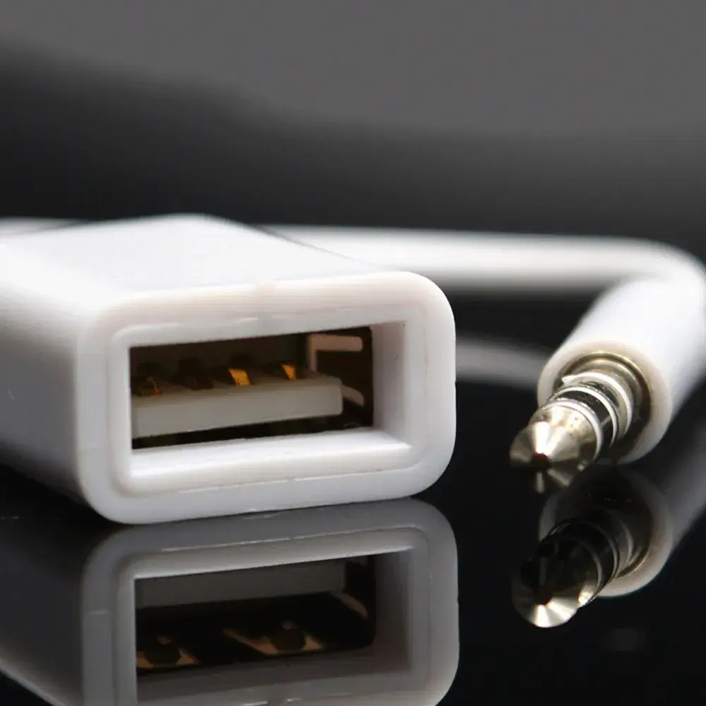 Car Aux Cable 3.5mm OTG USB to Car Audio - Image 3