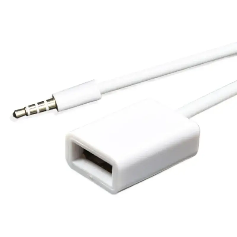 Car Aux Cable 3.5mm OTG USB to Car Audio