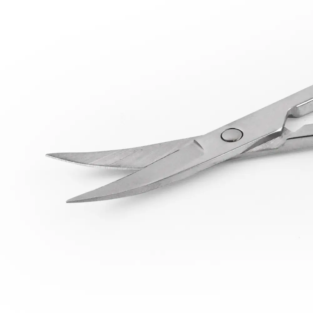 Stainless Steel Mirror Light Eyebrow Scissors 2.0 Thick - Image 4