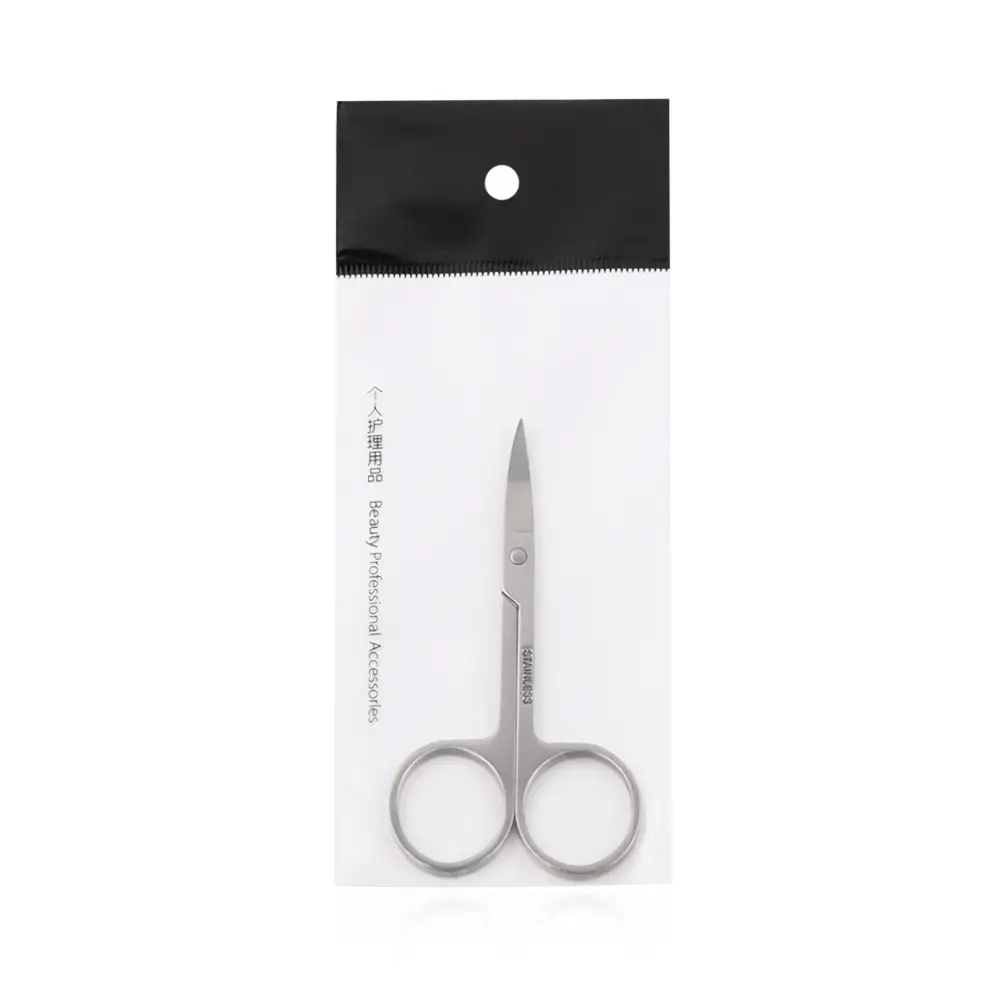 Stainless Steel Mirror Light Eyebrow Scissors 2.0 Thick - Image 5
