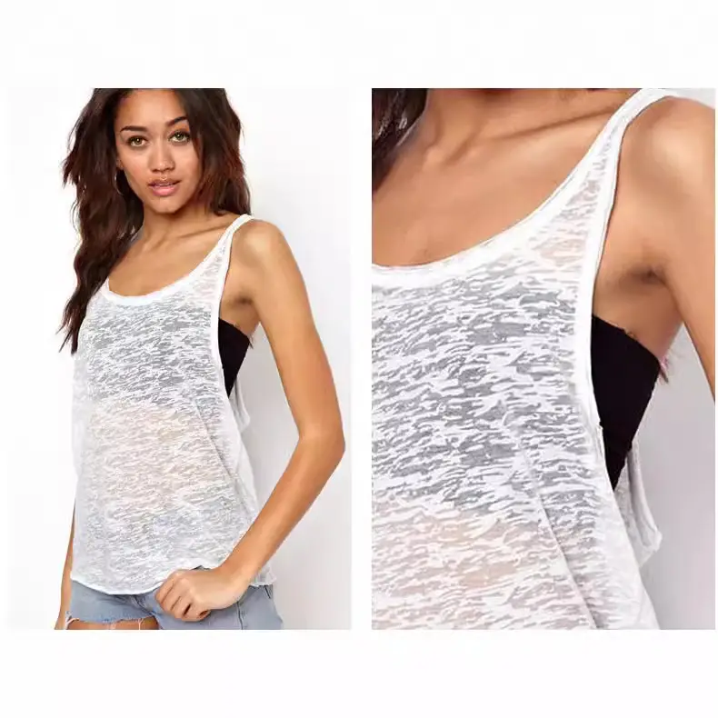 2021 I-shaped Jacquard I-shaped Vest Grey
