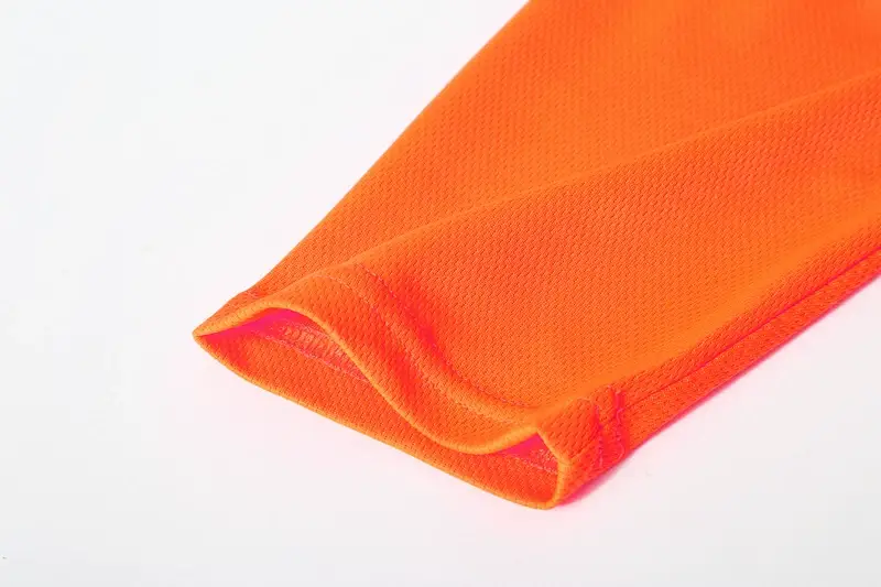 Men Reflective Strip T-Shirt Orange Long Sleeve — feature 17