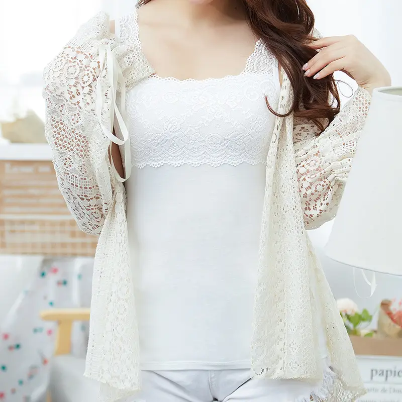 Black Lace Camisole for Women Summer Wear - Image 5
