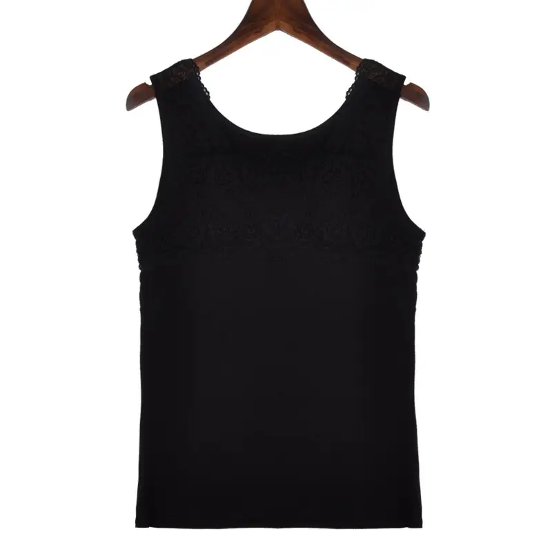 Black Lace Camisole for Women Summer Wear - Image 3