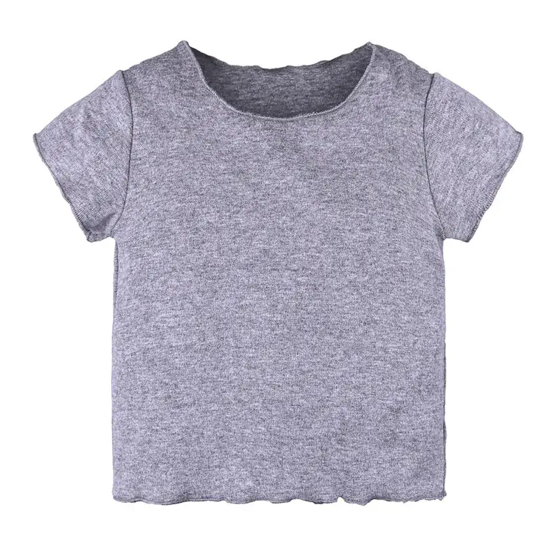 Yellow Cotton Short-Sleeve T-Shirt for Kids - Image 4