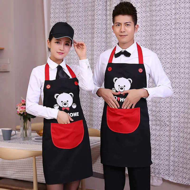 Factory Wholesale Anti-Fouling Aprons for Restaurant Waiters - Image 9