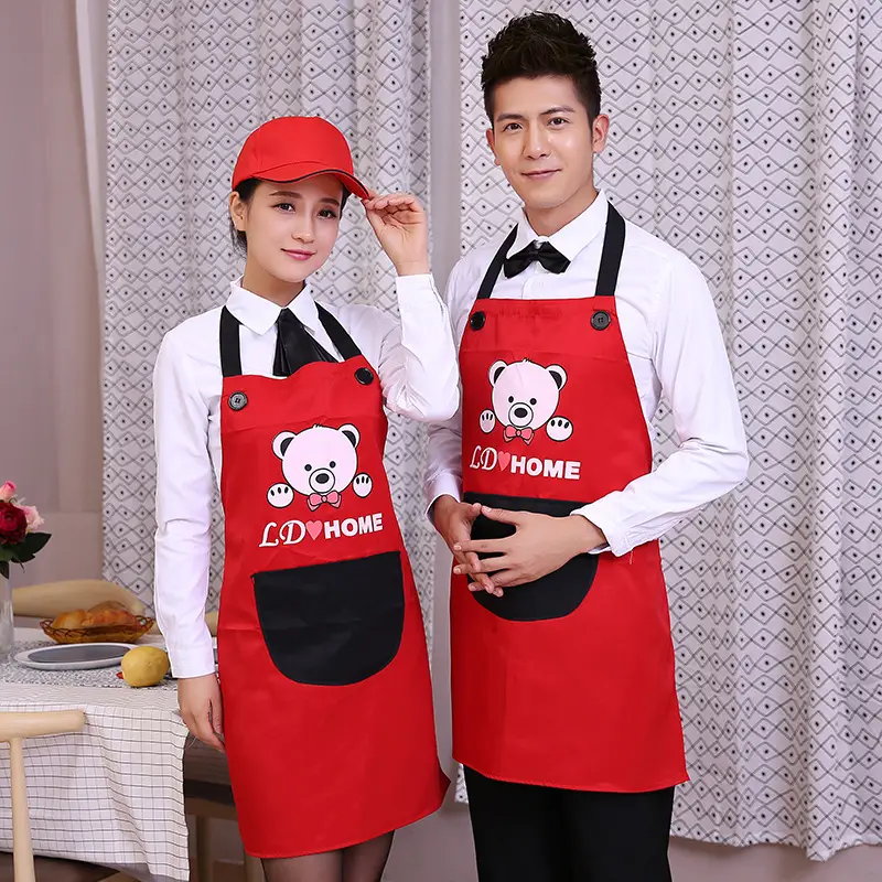 Factory Wholesale Anti-Fouling Aprons for Restaurant Waiters - Image 10