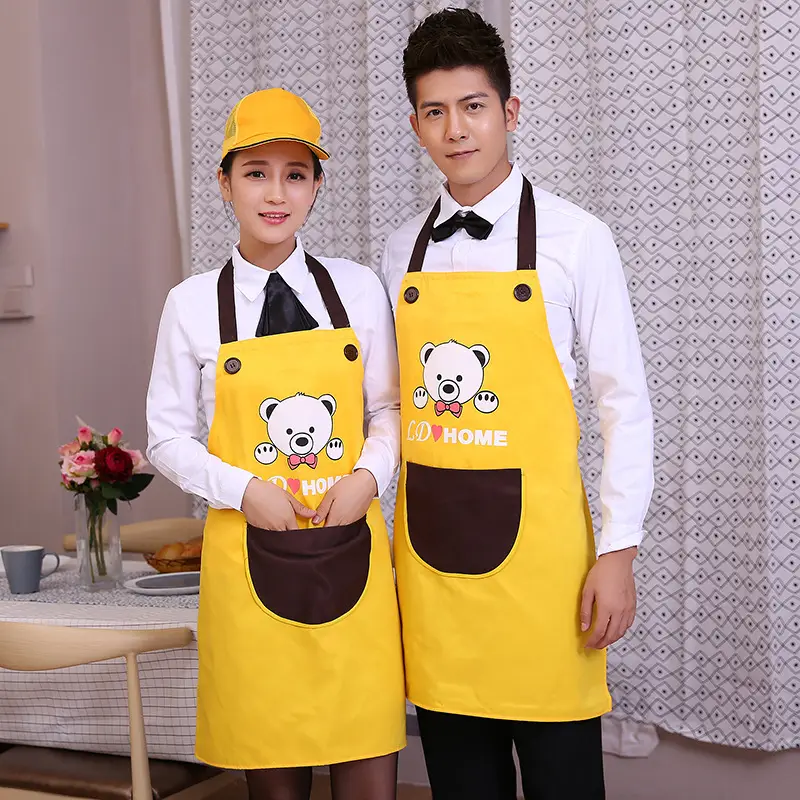 Factory Wholesale Anti-Fouling Aprons for Restaurant Waiters - Image 11