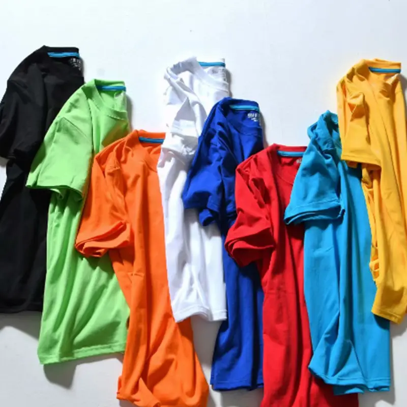 Pure Cotton Yellow T-Shirt 220g Loose - Image 16