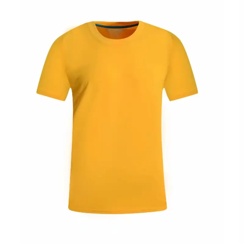 Pure Cotton Yellow T-Shirt 220g Loose - Image 6