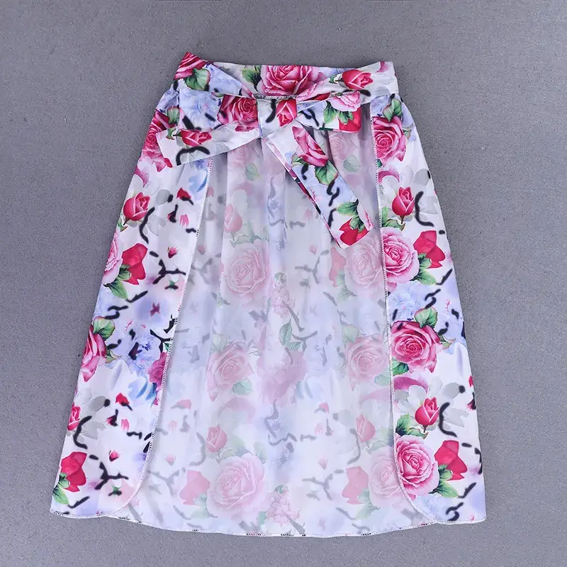 Floral Short Sleeve Girl's 3Pc Set - Image 5
