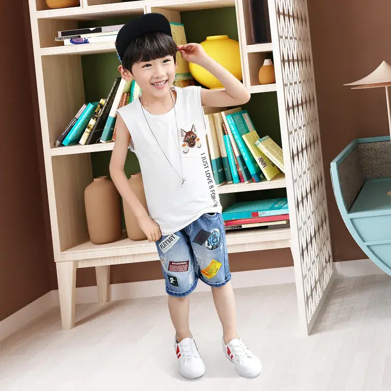 Boys Denim Shorts 2025 Spring Korean Style - Image 5