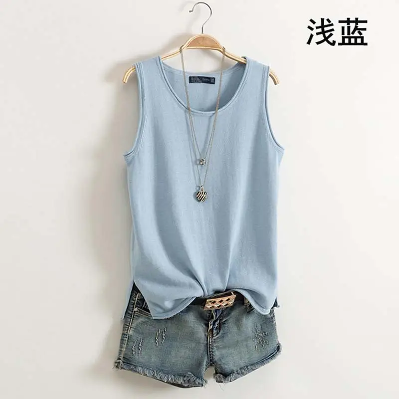 Women Sleeveless Cotton Camisole Summer Wear Large - Image 16