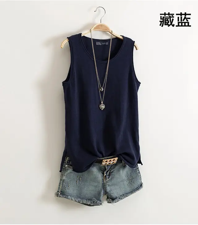 Women Sleeveless Cotton Camisole Summer Wear Large - Image 12