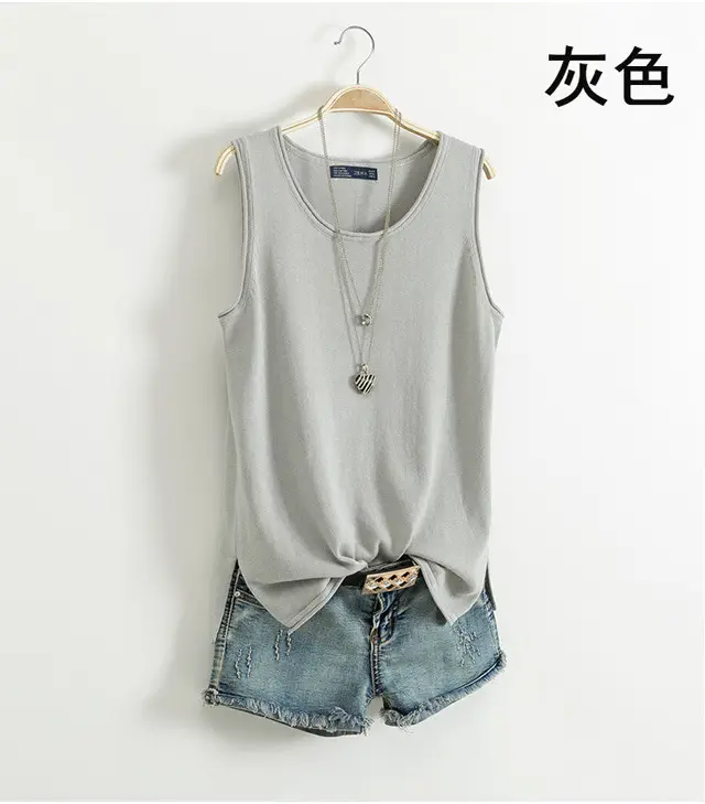 Women Sleeveless Cotton Camisole Summer Wear Large - Image 2