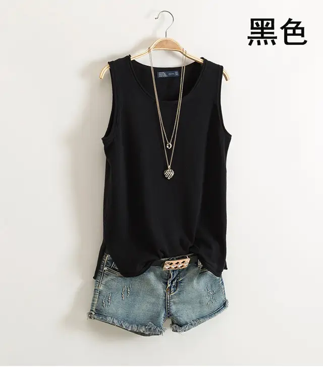 Women Sleeveless Cotton Camisole Summer Wear Large - Image 3
