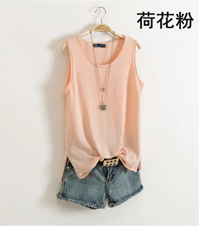 Women Sleeveless Cotton Camisole Summer Wear Large - Image 9