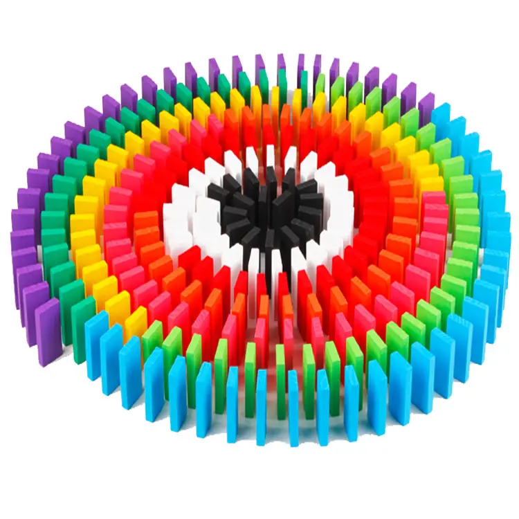 Blue Domino Building Blocks 120 Pcs Educational Toy - Image 14