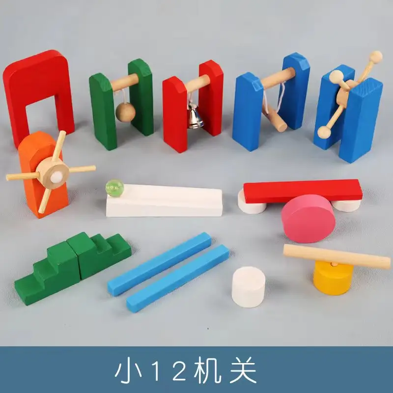 Blue Domino Building Blocks 120 Pcs Educational Toy - Image 8