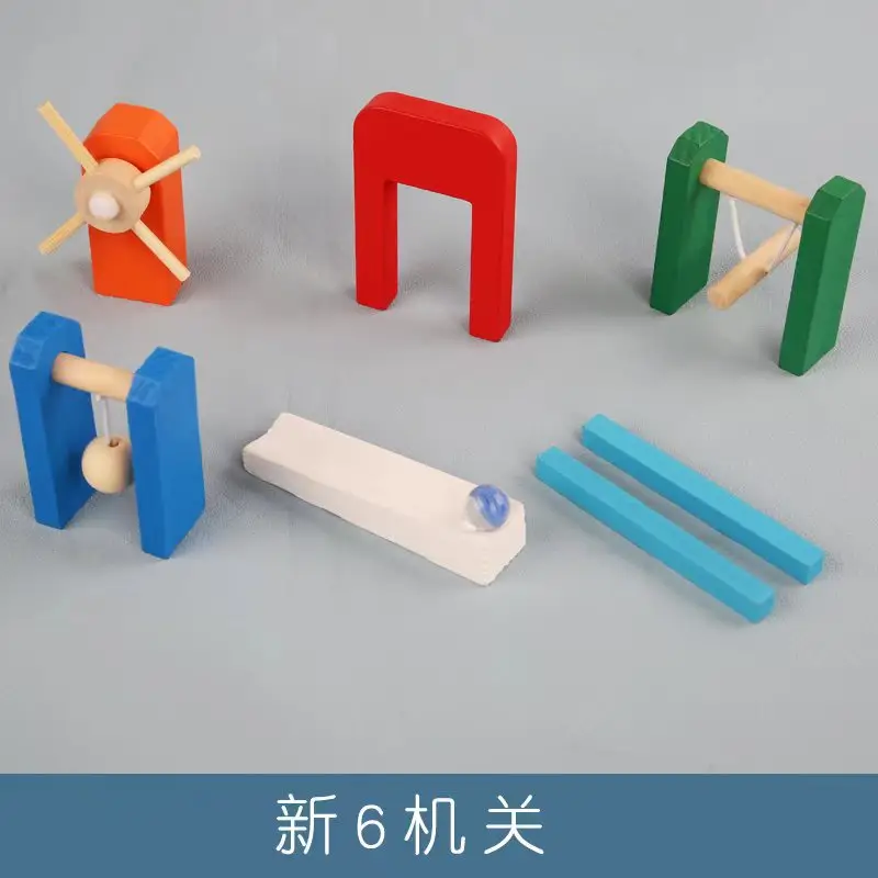 Blue Domino Building Blocks 120 Pcs Educational Toy - Image 5