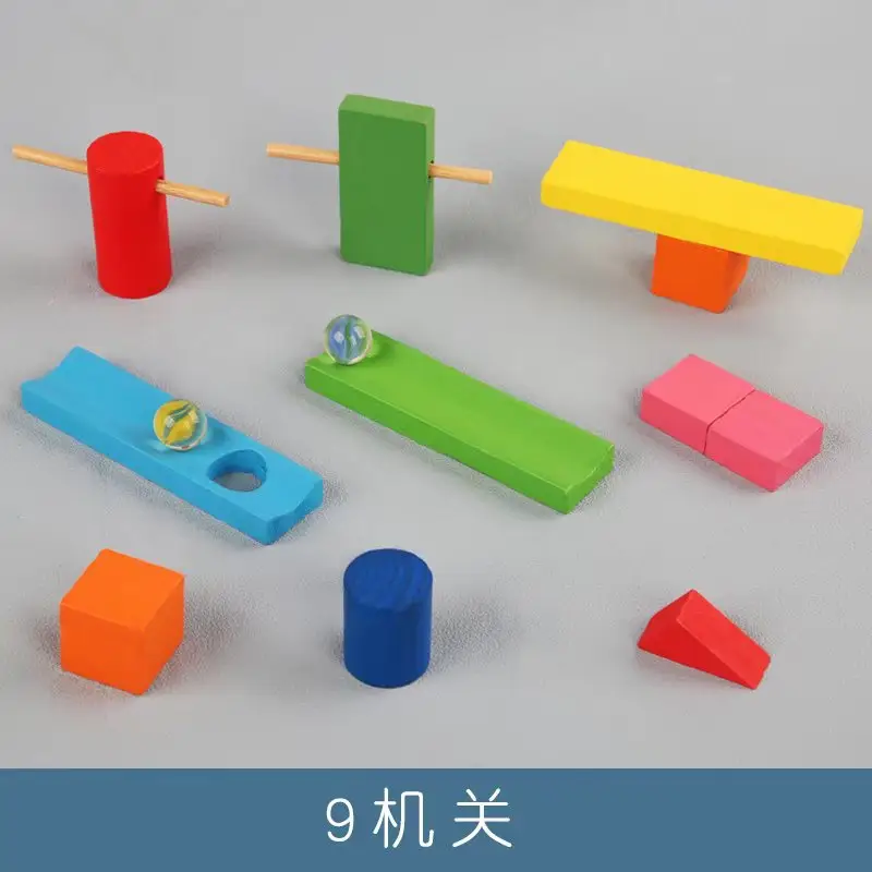 Blue Domino Building Blocks 120 Pcs Educational Toy - Image 7