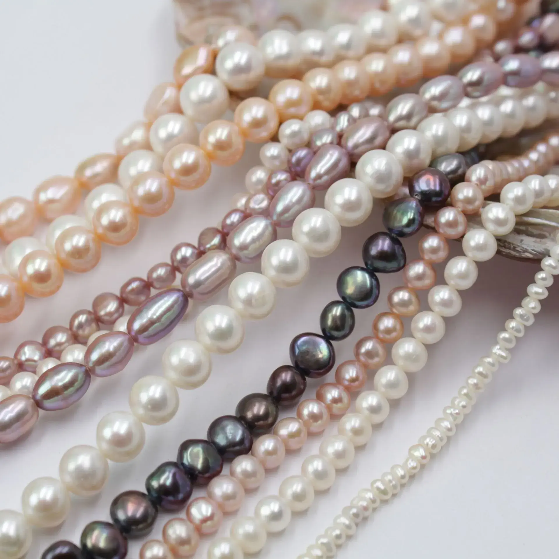 Natural Freshwater Pearl Loose Beads Egg Type Real Jewelry - Image 6