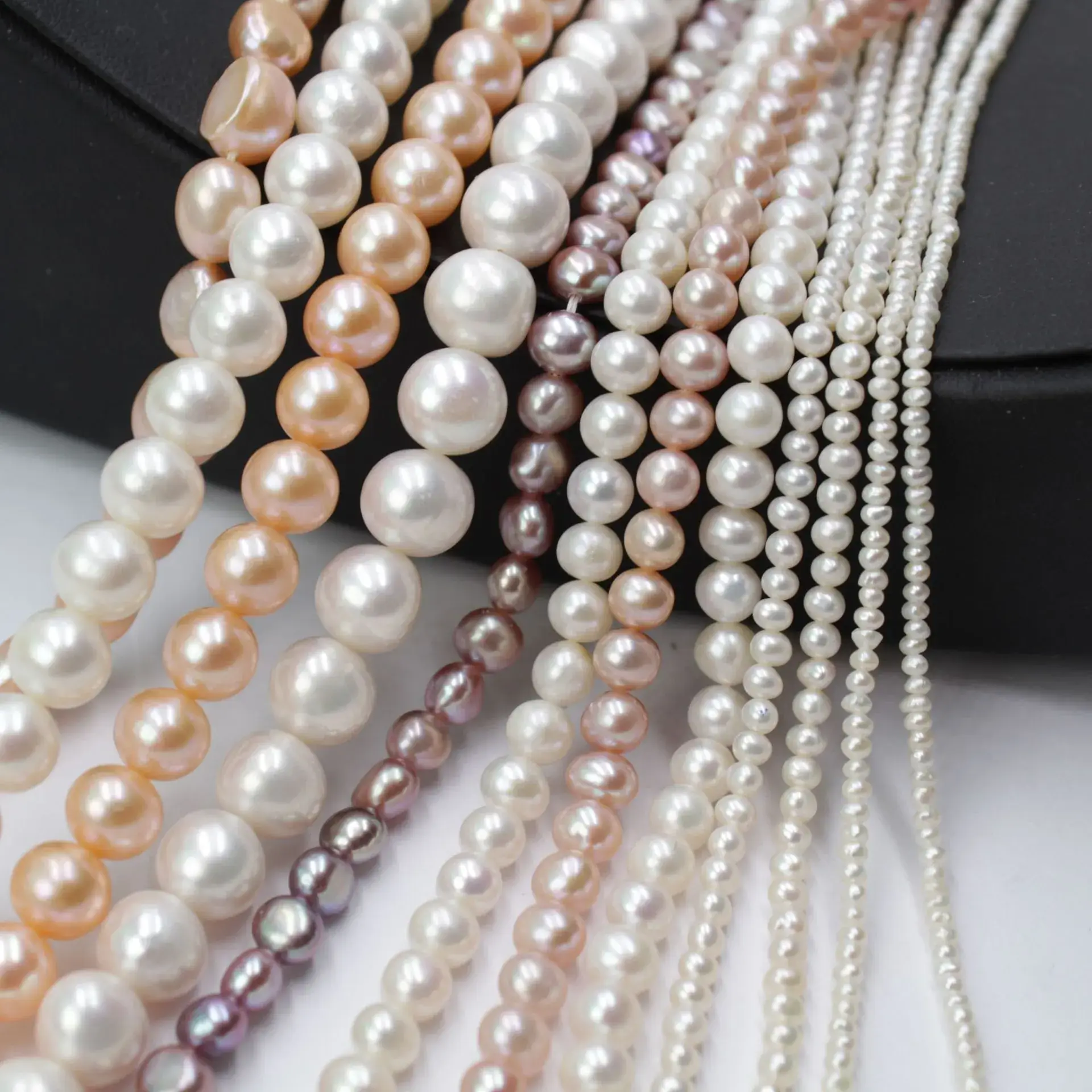 Natural Freshwater Pearl Loose Beads Egg Type Real Jewelry