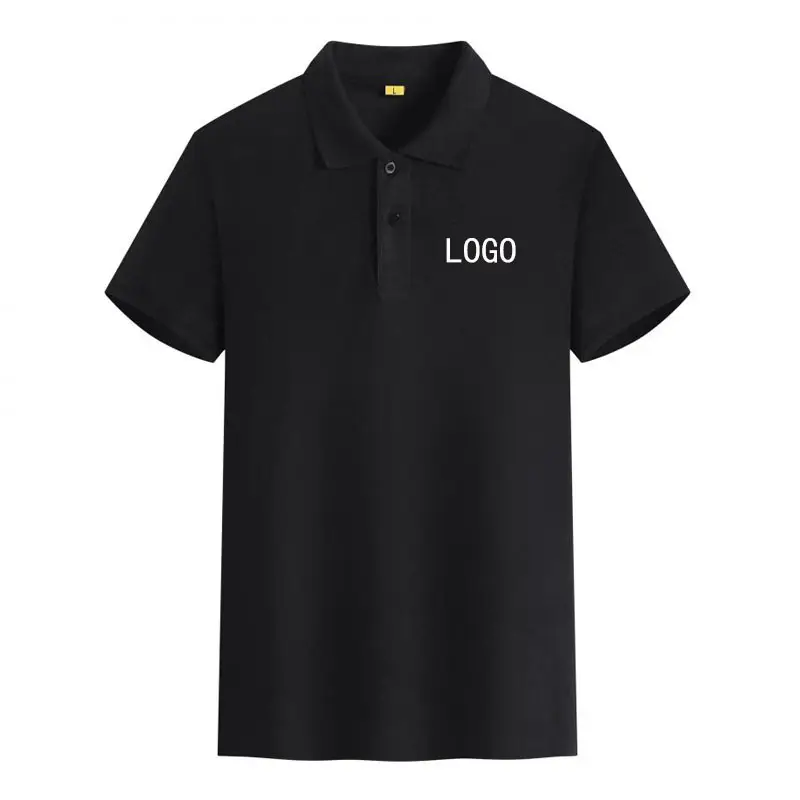 Men Light Blue Polo Shirt with Logo Print - Image 20