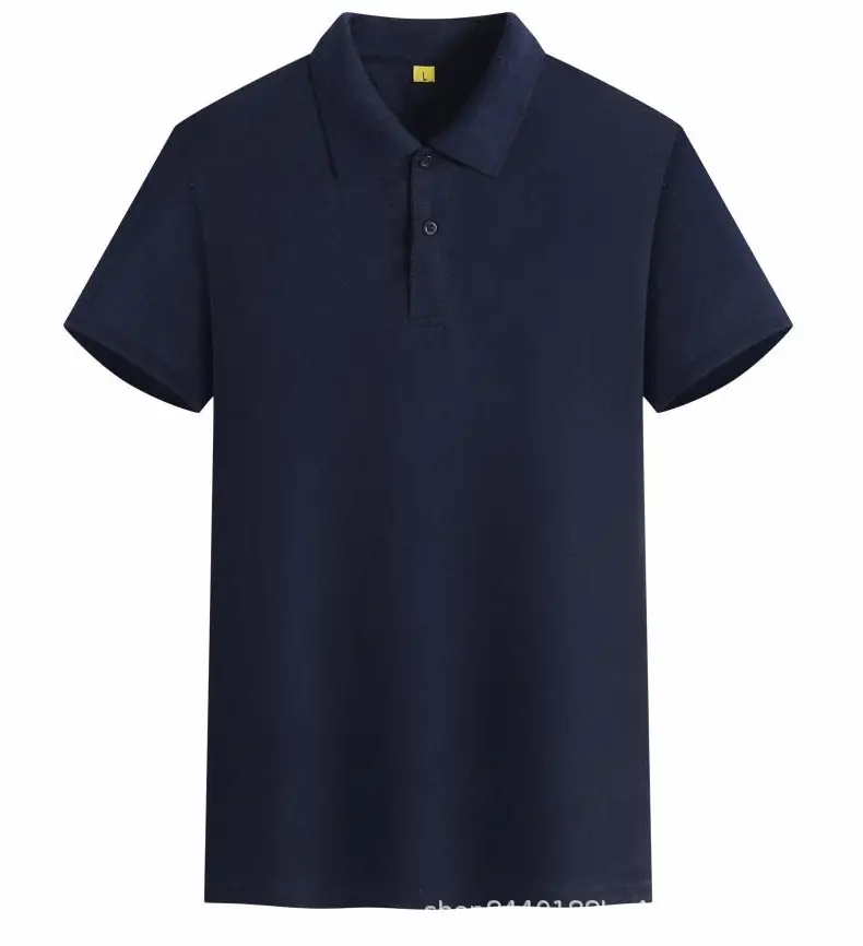Men Light Blue Polo Shirt with Logo Print - Image 13