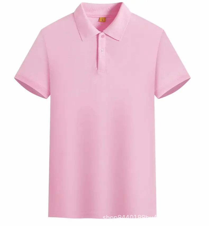 Men Light Blue Polo Shirt with Logo Print - Image 2