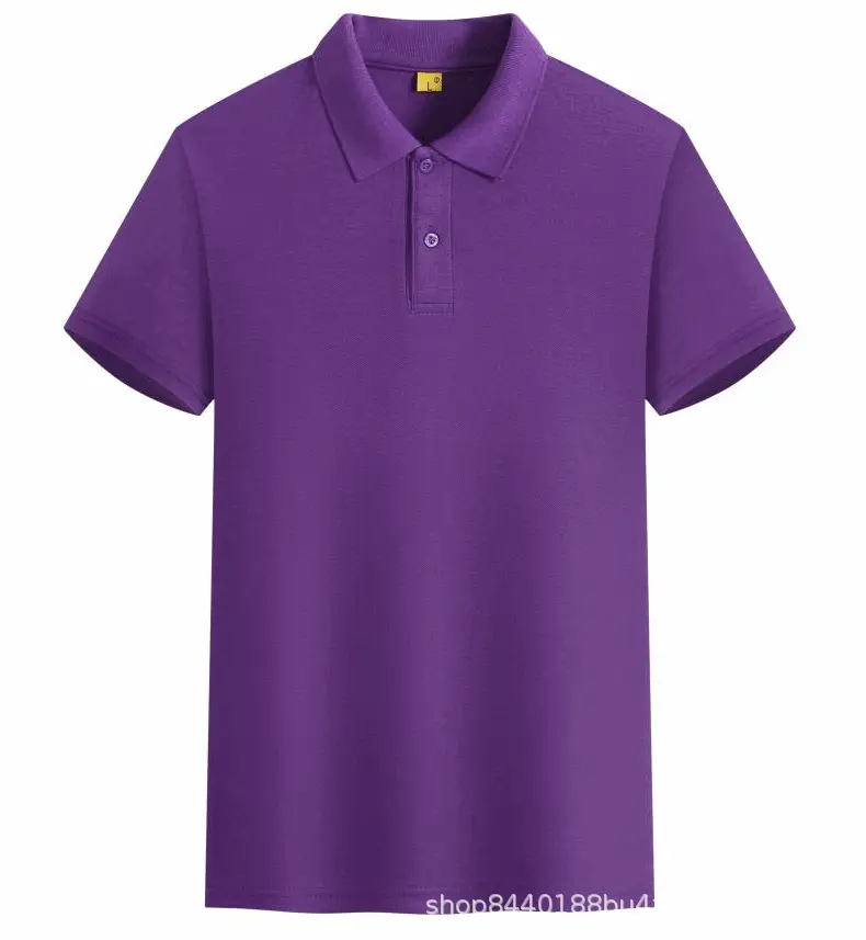 Men Light Blue Polo Shirt with Logo Print - Image 4